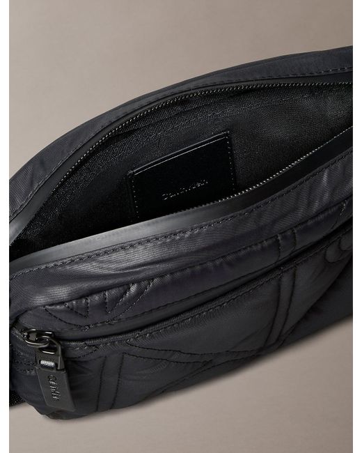 Calvin Klein Gray Puffer Camera Bag for men