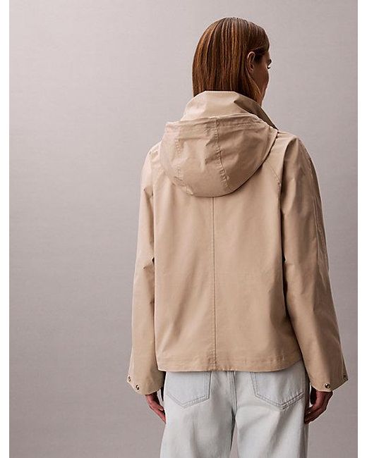 Calvin Klein Lichtgewicht Tech Jack in het Brown