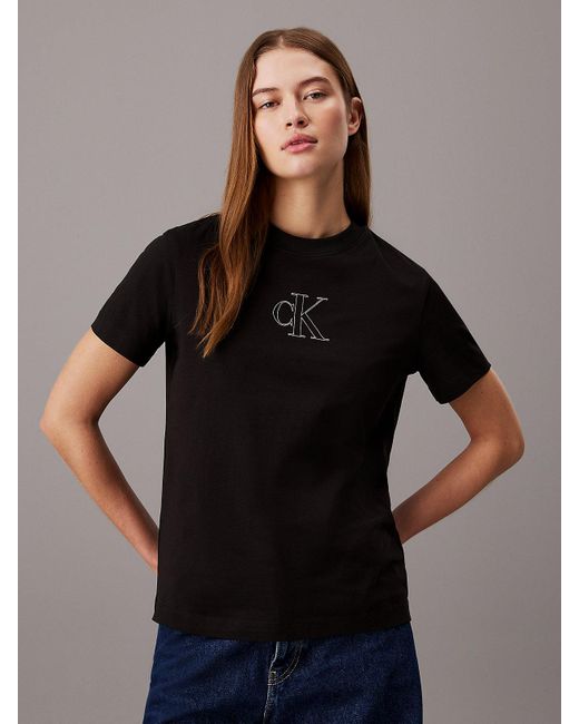 Calvin Klein Black Monogram T-shirt