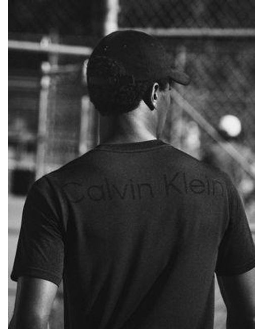 Calvin Klein Gym-T-Shirt in Blue für Herren