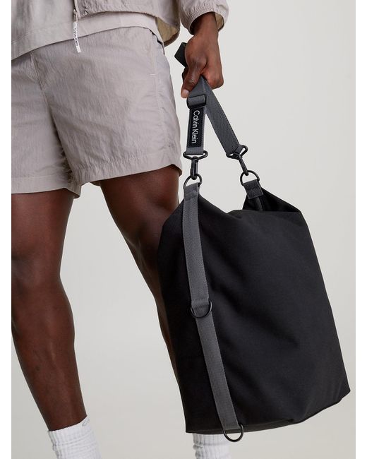 Calvin Klein Black Convertible Tote Bag