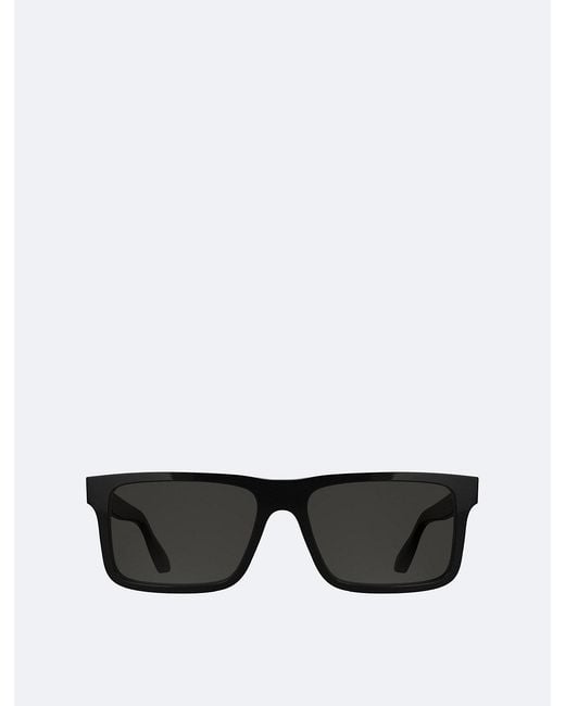 Calvin Klein Black Rectangle Sunglasses Ck25535S for men