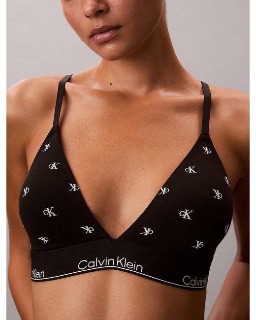 Calvin Klein Multicolor Lightly Lined Triangle Bralette