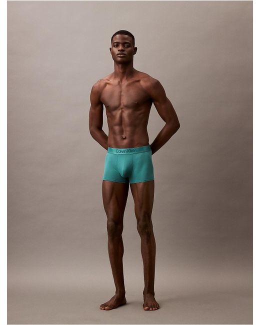 Calvin Klein Multicolor Microfiber Tech Low Rise Trunk for men