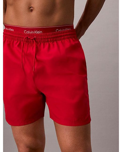 Calvin Klein Red Swimsuit for men