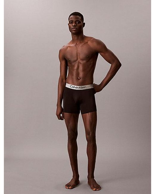 Calvin Klein Black 3 Pack Boxer Briefs Micro Stretch for men