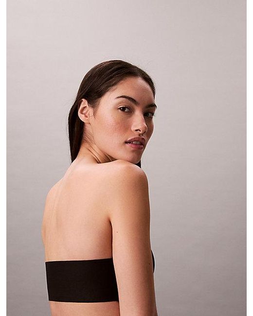 Calvin Klein Black Strapless Push Up Bra Perfectly Fit