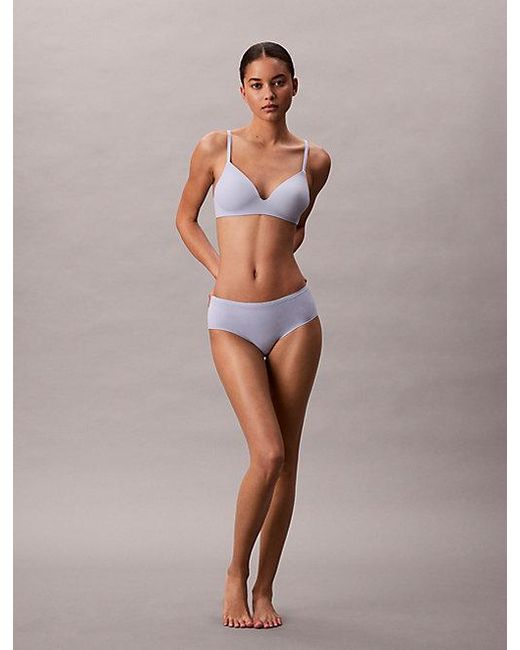 Calvin Klein White Wirefree T-Shirt Bra Perfectly Fit