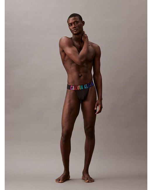 Calvin Klein Brown Thong - Intense Power Pride for men