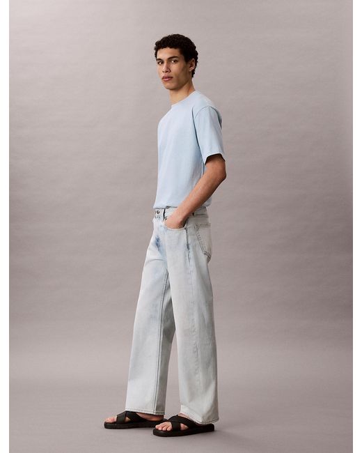 Calvin Klein Gray 90's Straight Jeans for men