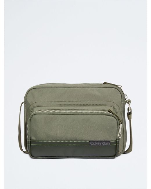 Calvin Klein Green Utility Camera Bag for men