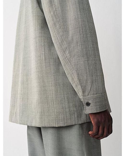 Calvin Klein White Kostas Shirt Jacket for men