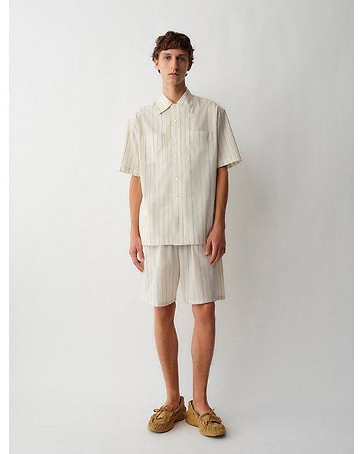 Calvin Klein White Nathaniel Button-Down Shirt for men