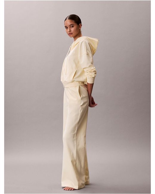 Calvin Klein Natural Logo Cotton Jersey Sleep Pant