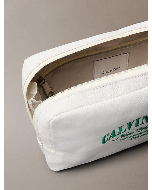Calvin Klein Metallic Logo Graphic Pouch for men