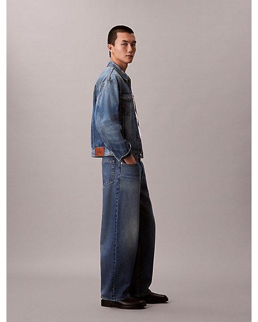 Calvin Klein Blue Jeans Barrel Fit Jeans for men