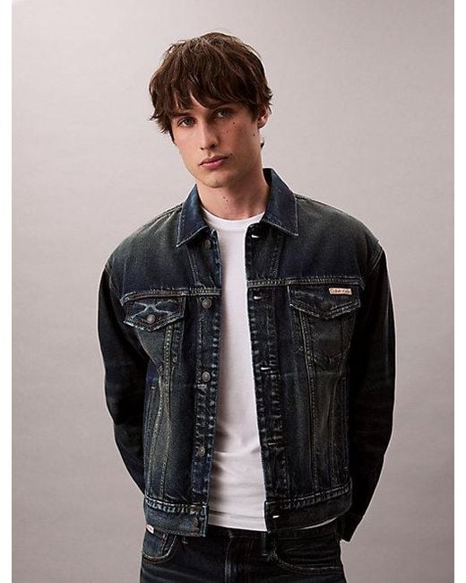 Calvin Klein Black Jeans 90S Denim Jacket for men