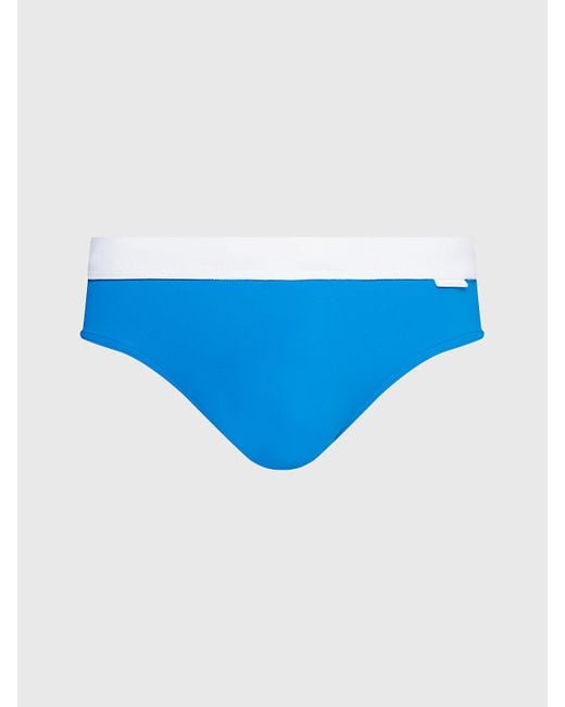 Calvin Klein Blue Swim Briefs - Ck Meta Essentials for men