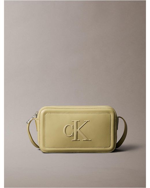 Calvin Klein Multicolor Embossed Monogram Logo Camera Bag