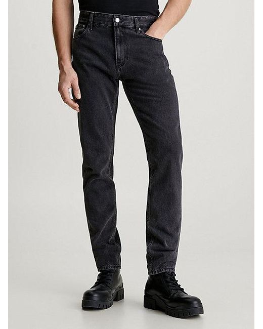 Dad Jeans auténticos Calvin Klein de hombre de color Blue