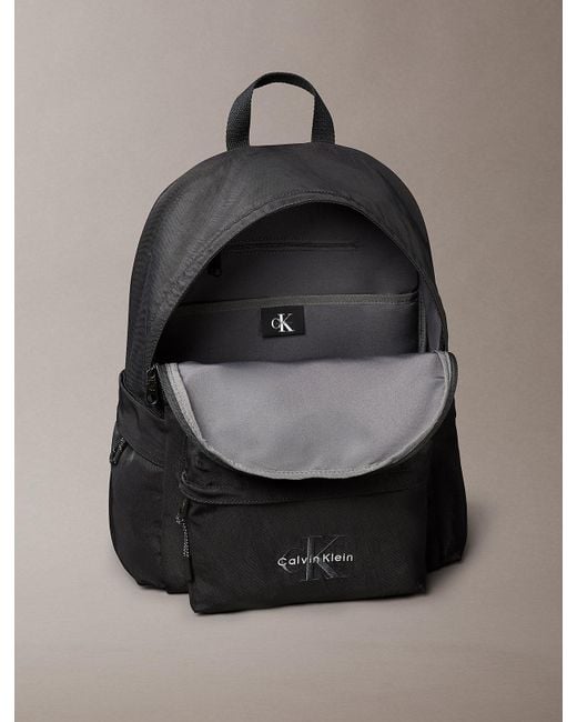 Sac À Dos En Nylon Avec Logo Monogramme Calvin Klein pour homme en coloris Black