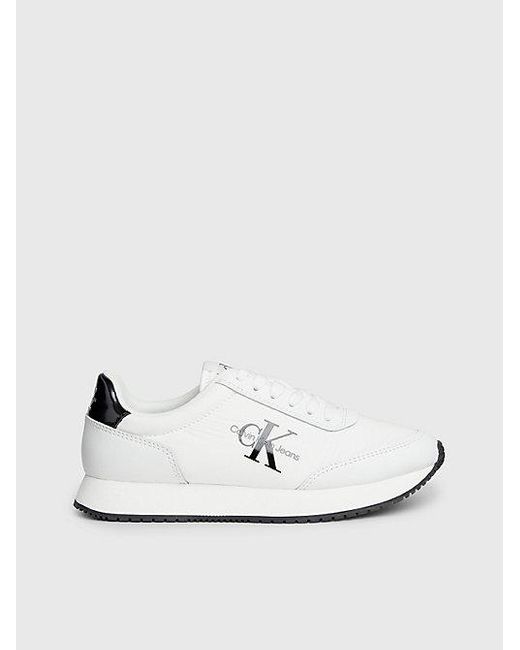 Zapatillas con logo Calvin Klein de color White