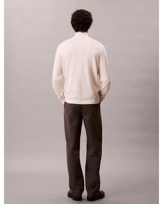 Maglione Con Collo A Lupetto di Calvin Klein in Pink da Uomo