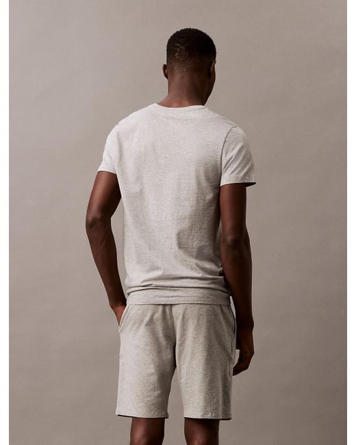 Calvin Klein White 3 Pack T-Shirts for men