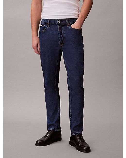 Calvin Klein Blue Jeans Classic Tapered Jeans for men