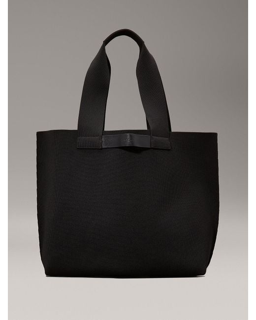 Calvin Klein Black Knit Tote Bag for men