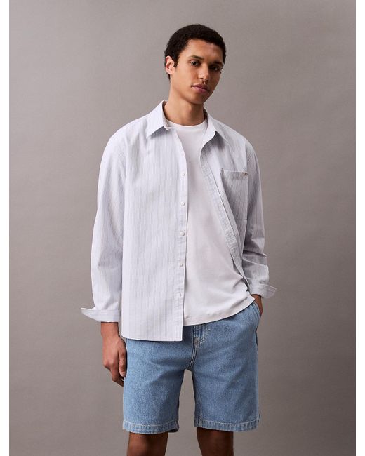 Short Relaxed En À Enfiler Calvin Klein pour homme en coloris Multicolor