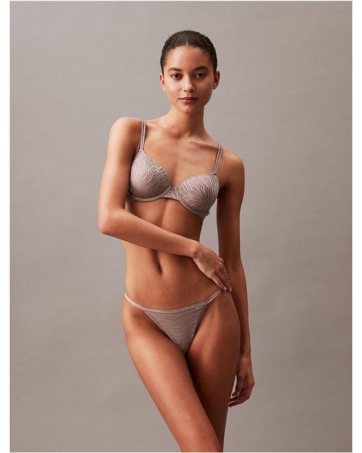 Calvin Klein Multicolor Allover Lace String Thong