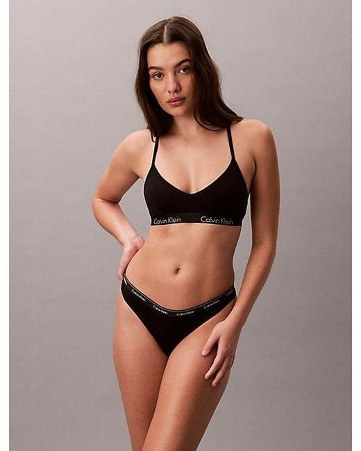 Calvin Klein Metallic 7 Pack Thongs Icon Logo