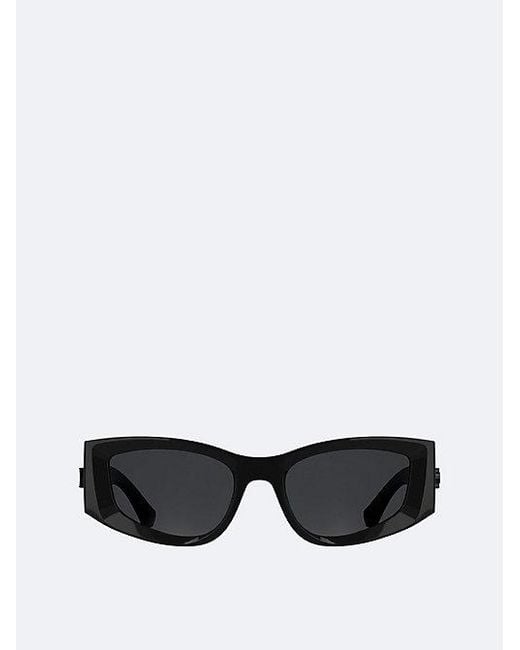 Calvin Klein White Jeans Cat Eye Sunglasses
