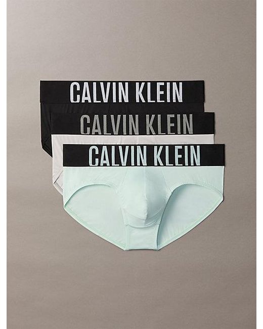 Calvin Klein Metallic 3 Pack Briefs Intense Power for men