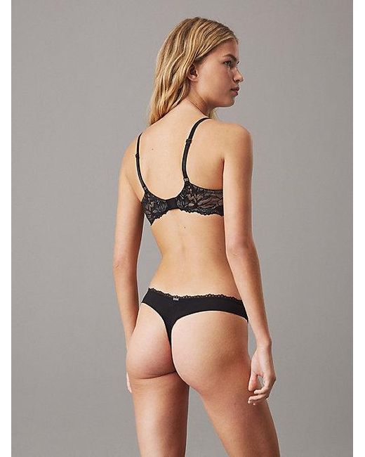 Calvin Klein Gray Full Coverage Bra Seductive Comfort