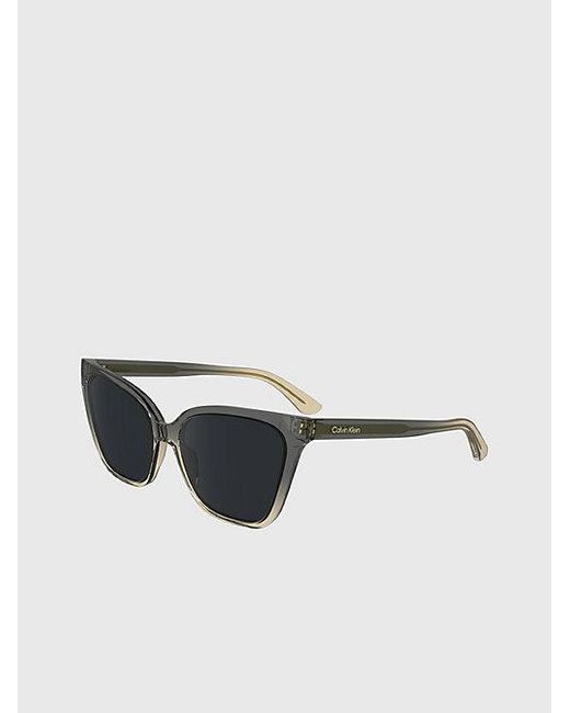 Calvin Klein Natural Cat Eye Sunglasses Ck24507S
