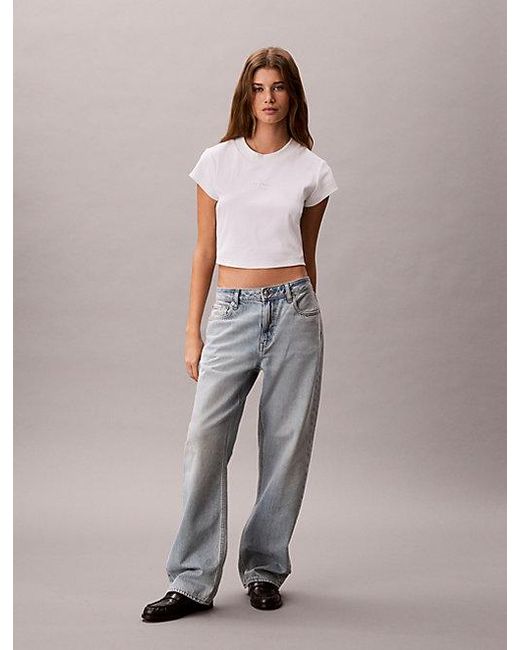 Calvin Klein Blue Jeans 90S Straight Jeans