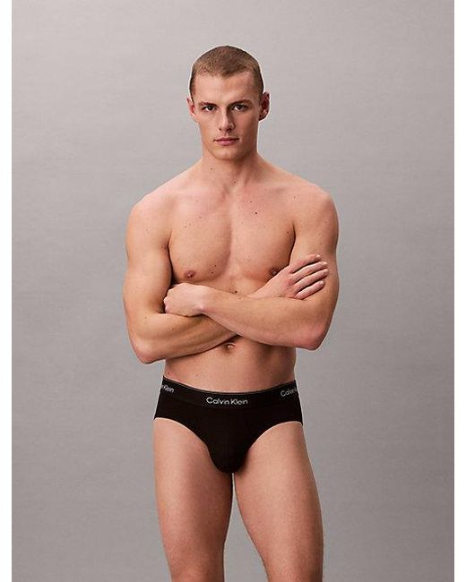 Calvin Klein 3-Pack Slips in het Blue voor heren