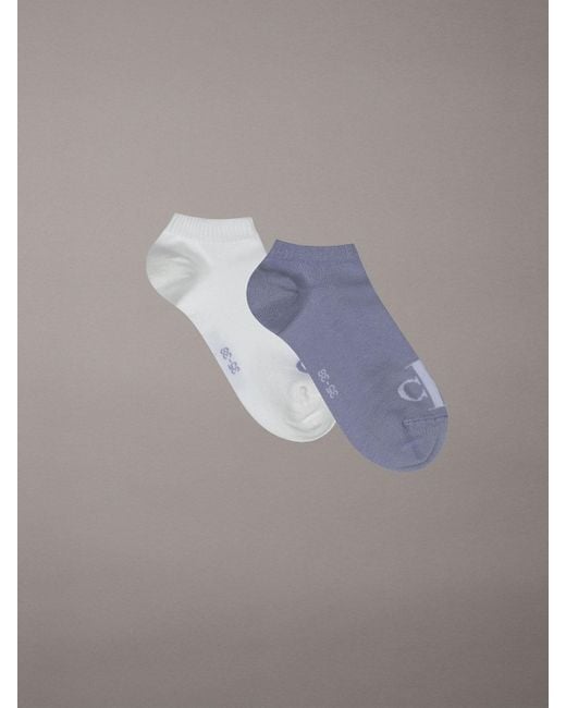 Calvin Klein Gray 2 Pack Ankle Socks