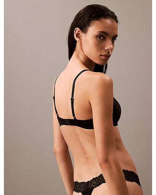Calvin Klein Brown Attraction Push-up Plunge Bra