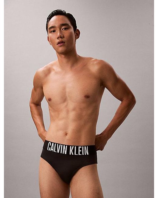 Calvin Klein Black Swim Briefs Intense Power for men