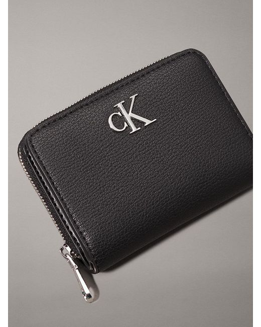 Calvin Klein Black Zip Around Wallet