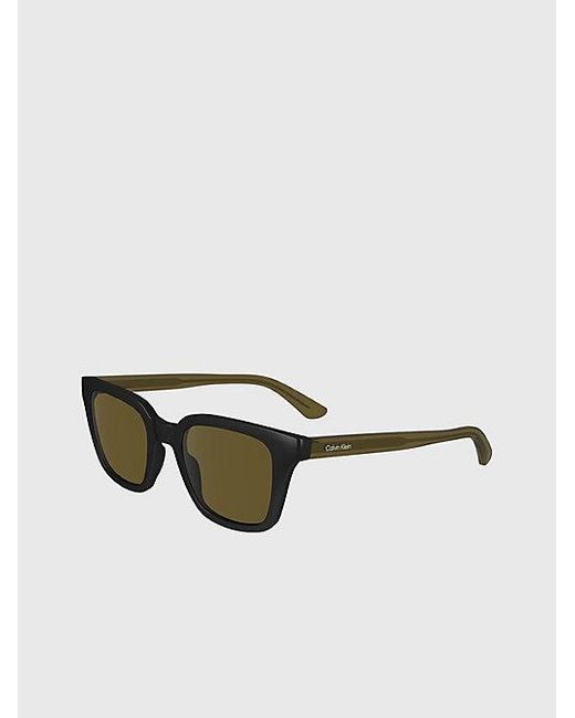 Calvin Klein Black Rectangle Sunglasses Ck24506S