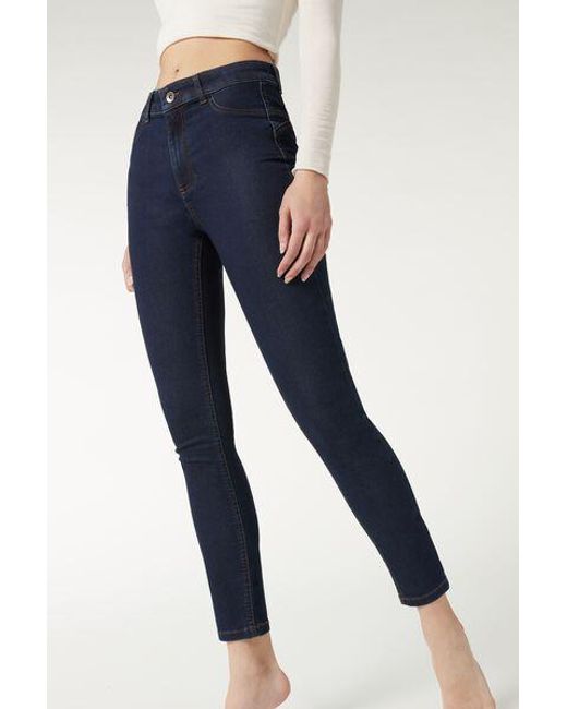 Calzedonia Denim Push-up And Jeans in Blue | Lyst