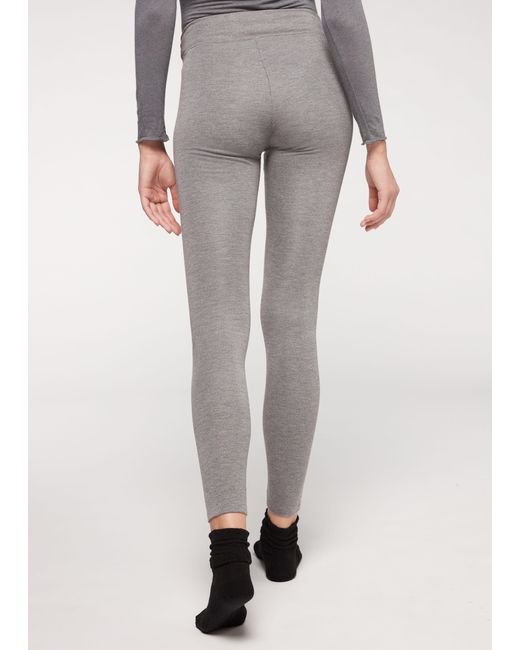 Leggings con cashmere di Calzedonia in Grigio | Lyst