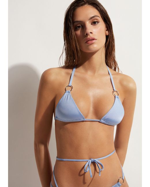 Triángulo corredero bikini abu dhabi de Calzedonia de color Azul | Lyst