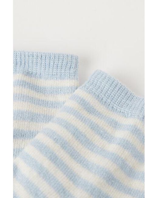Calzedonia Blue Striped Linen Short Socks