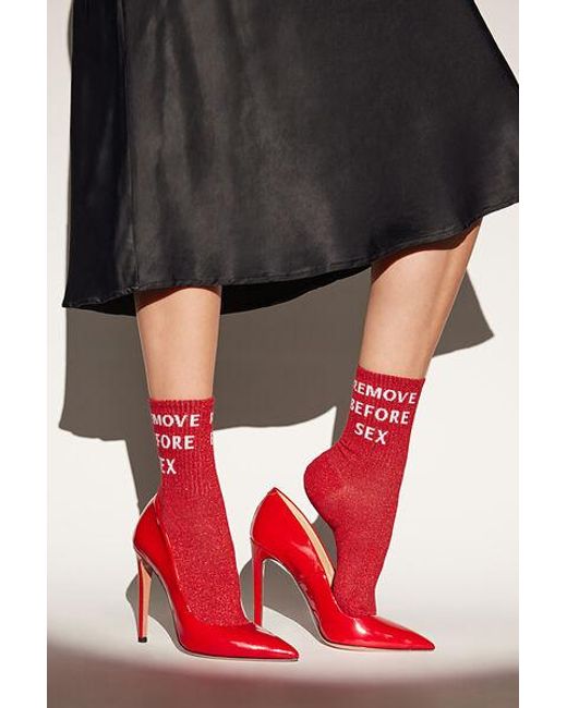 Calzedonia Red Funny Style Short Socks