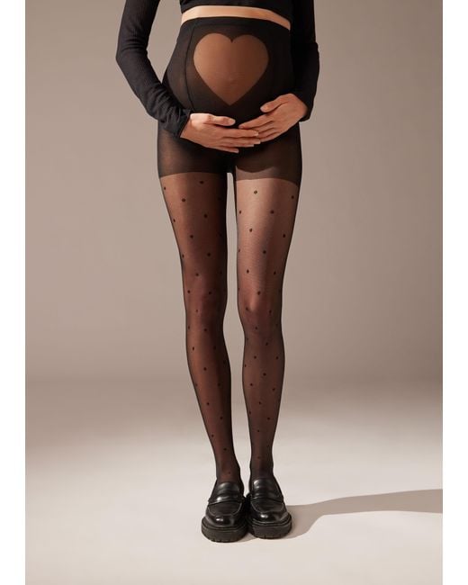 Collant calzedonia pois hotsell